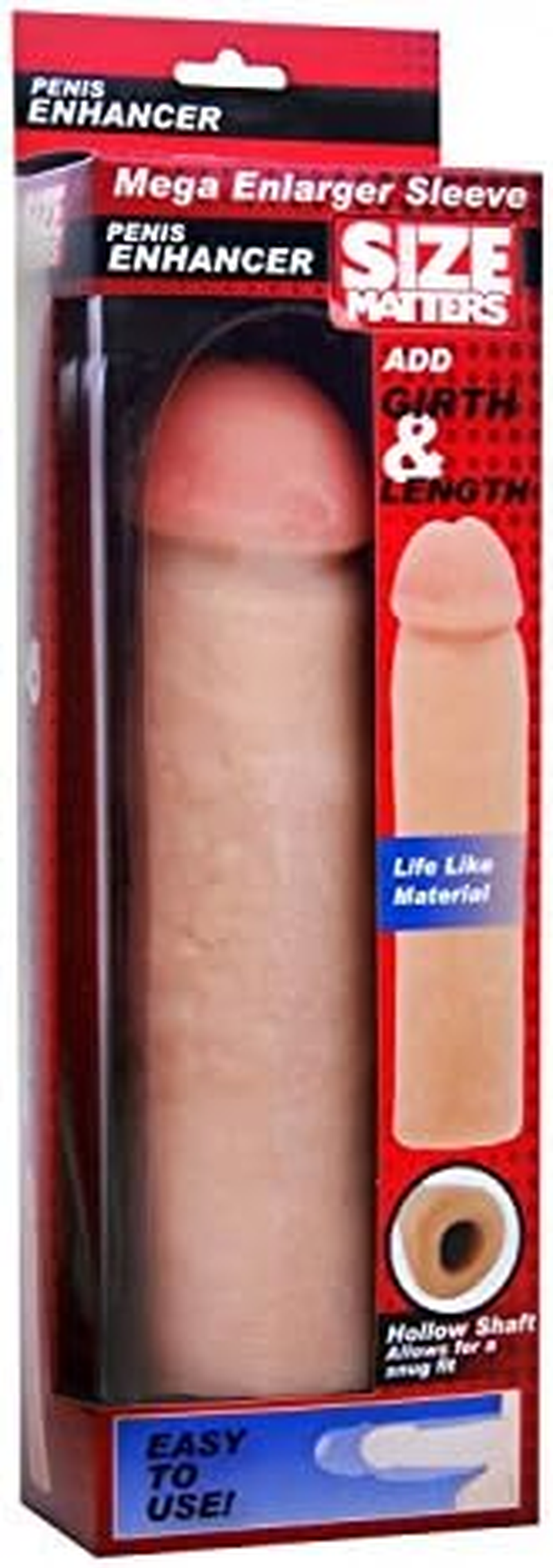 Size Matters Mega Penis Sleeve
