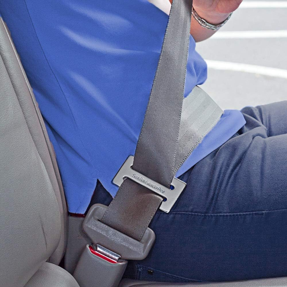 Frankie Seat Belt Adjusting Clip (Metal, 2-Pack) by Seat Belt Extender Pros image number 1