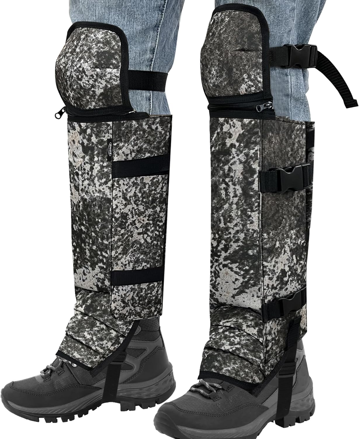 MDSTOP Snake Gaiters Leg Guards, Waterproof Snake Guards, Adjustable Snake Bite Protection for Lower Legs, Snake Chaps for Men & Women, Snake Proof Gaiters for Hunting, Hiking and Farm Working