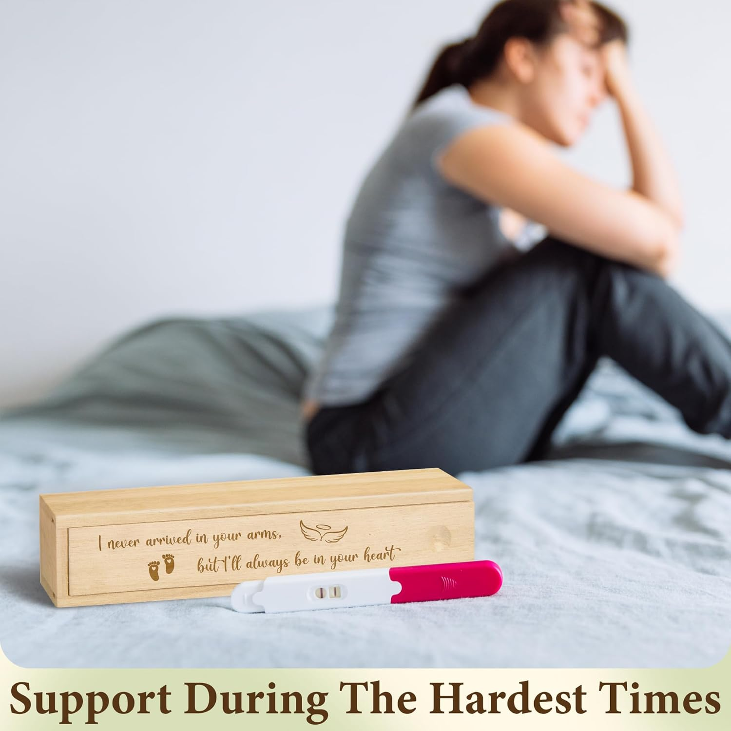 Miscarriage Gifts for Mothers - Mothers Day Gifts for Moms Who Lost a Baby, Gift for Miscarriages Loss of Baby Sympathy Gift, Infant Loss Test Keepsake Box