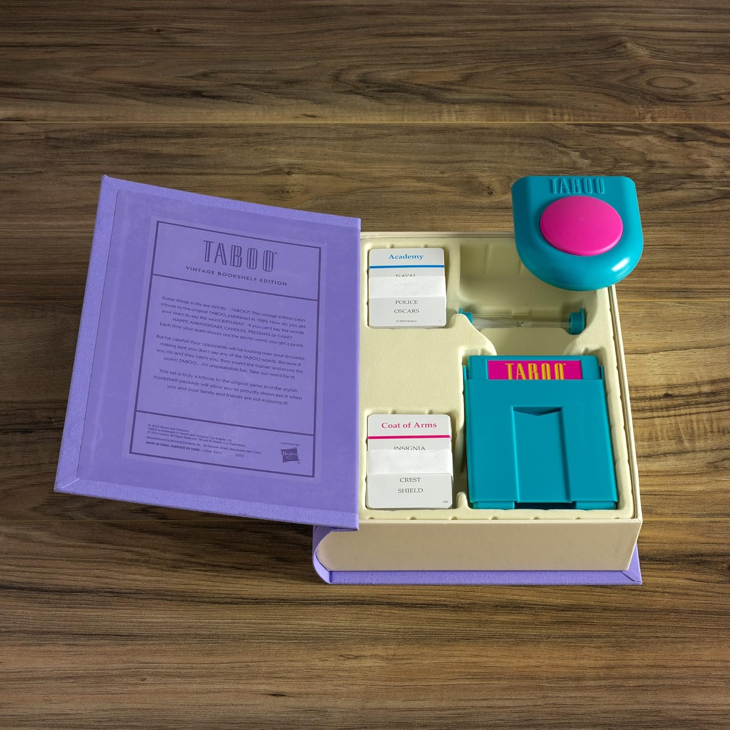 Taboo Linen Book Vintage Edition Board Game image number 2