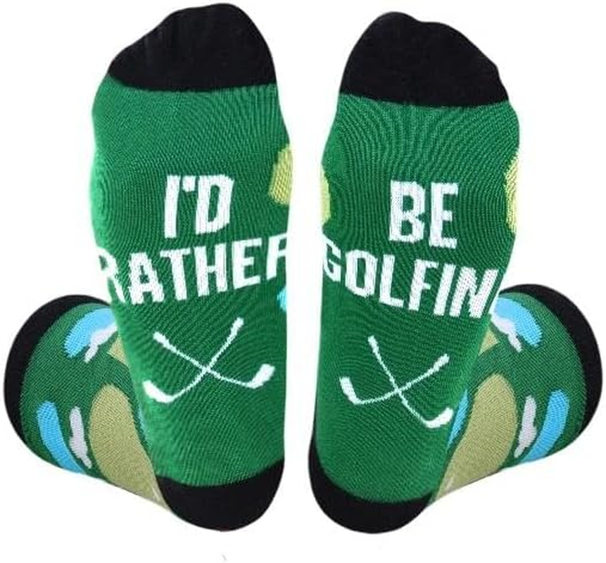 Funny Socks for Men Golf Pickleball Lover Gifts for Uncle Grandpa Dad Birthday Holiday Presents for Pickleball Golf Person Present for Boyfriend Husband