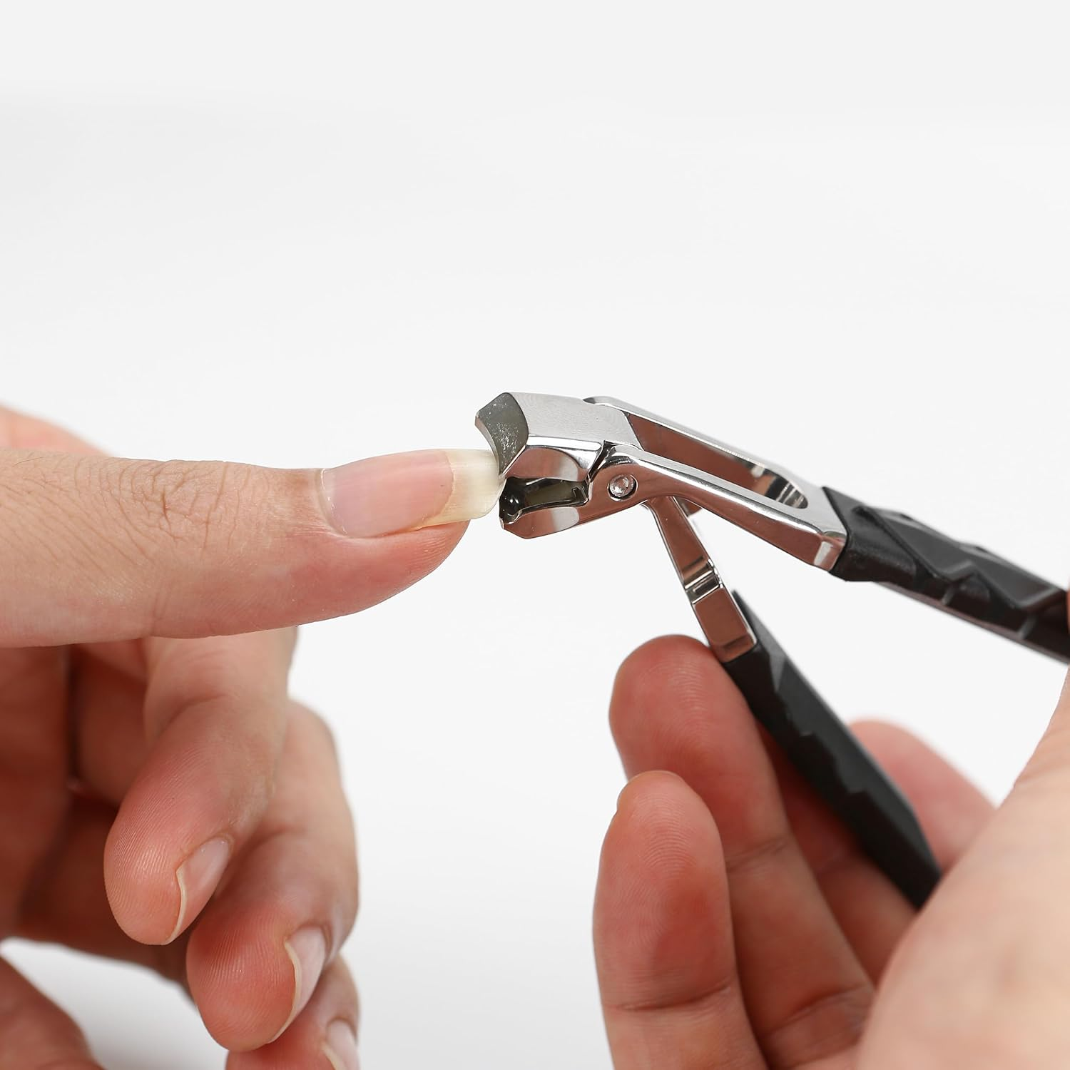 Pro Nail Clippers for Seniors with Thick Toenails - Long Handled Ergonomic Design for Fingernails and Toenails - Proclip Wide Jaw Opening with Large Angled Head image number 3