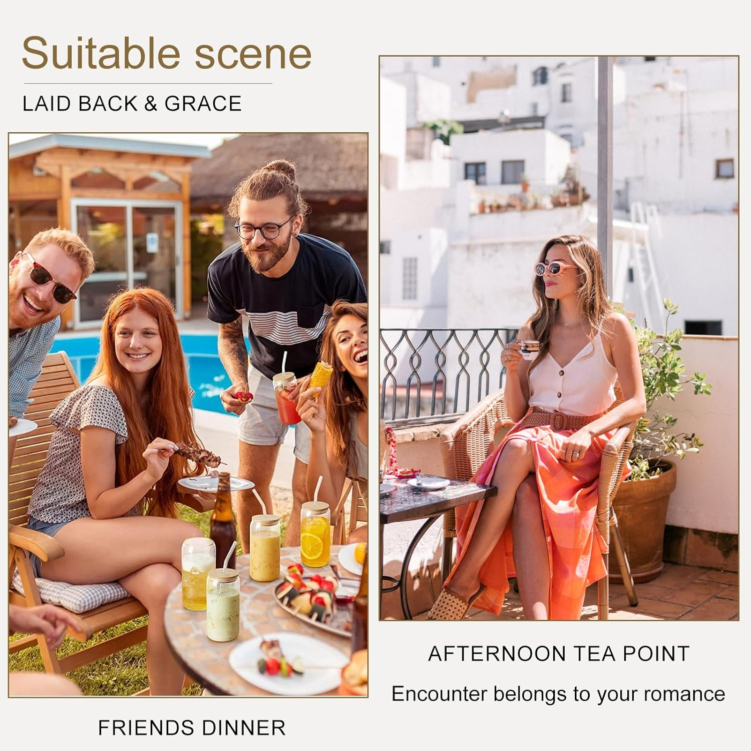 Aikeis 4-Piece Gold Metal Geometric Hair Scrunchies - Fashionable Hair Ties for Women image number 4