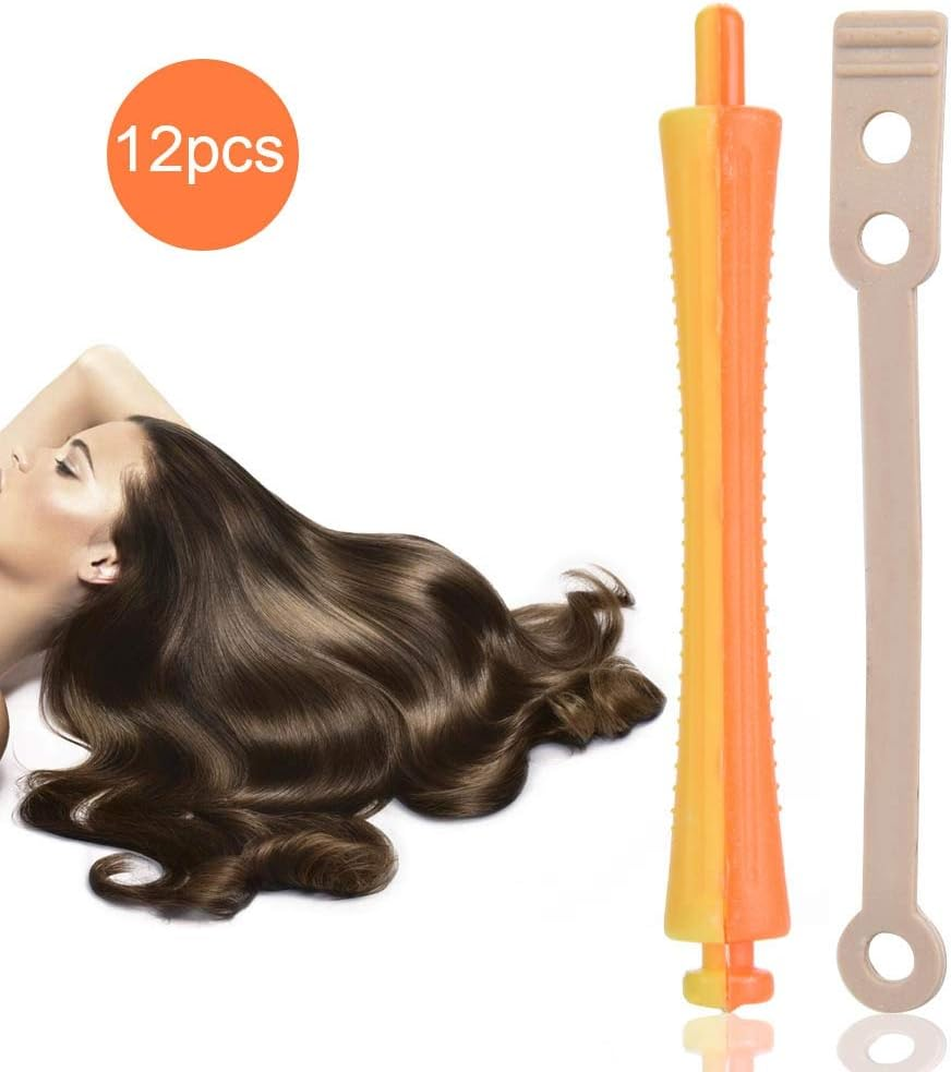 YUMILI Standard Hair Rollers in 8 Sizes, Heat Perm, Wave Bar, Hair Clip, Hair Rollers with Elastic Band (SH-3) image number 5