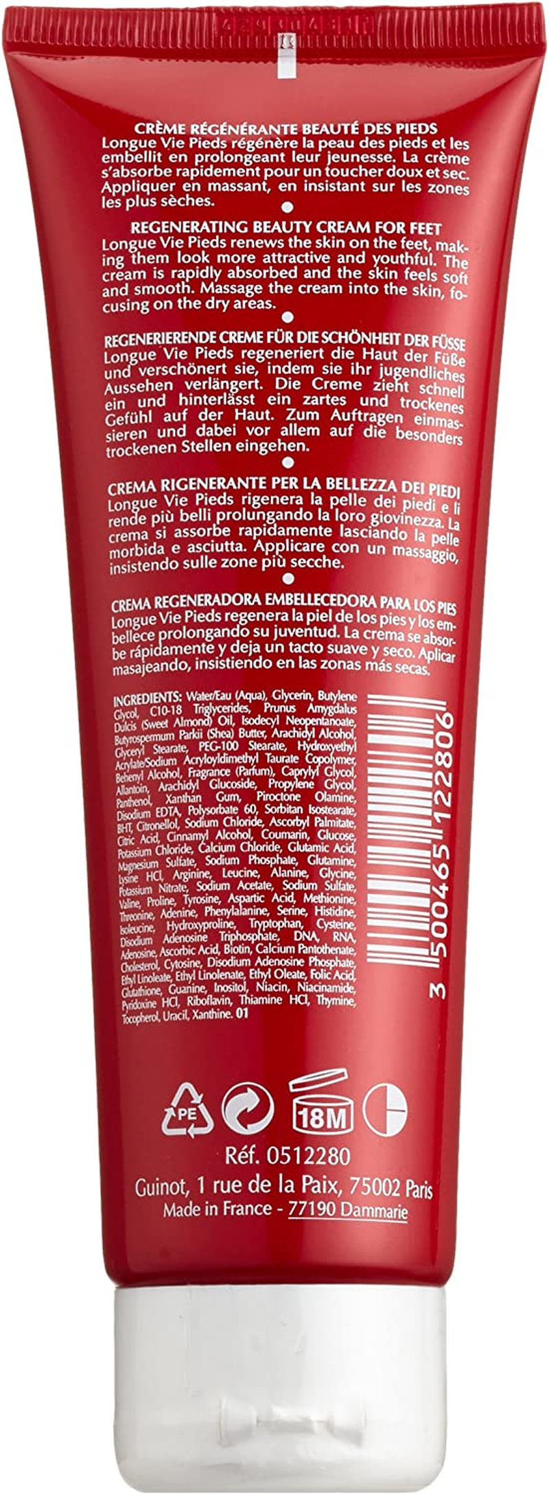 Guinot Longue Vie Pieds 125 Ml image number 2