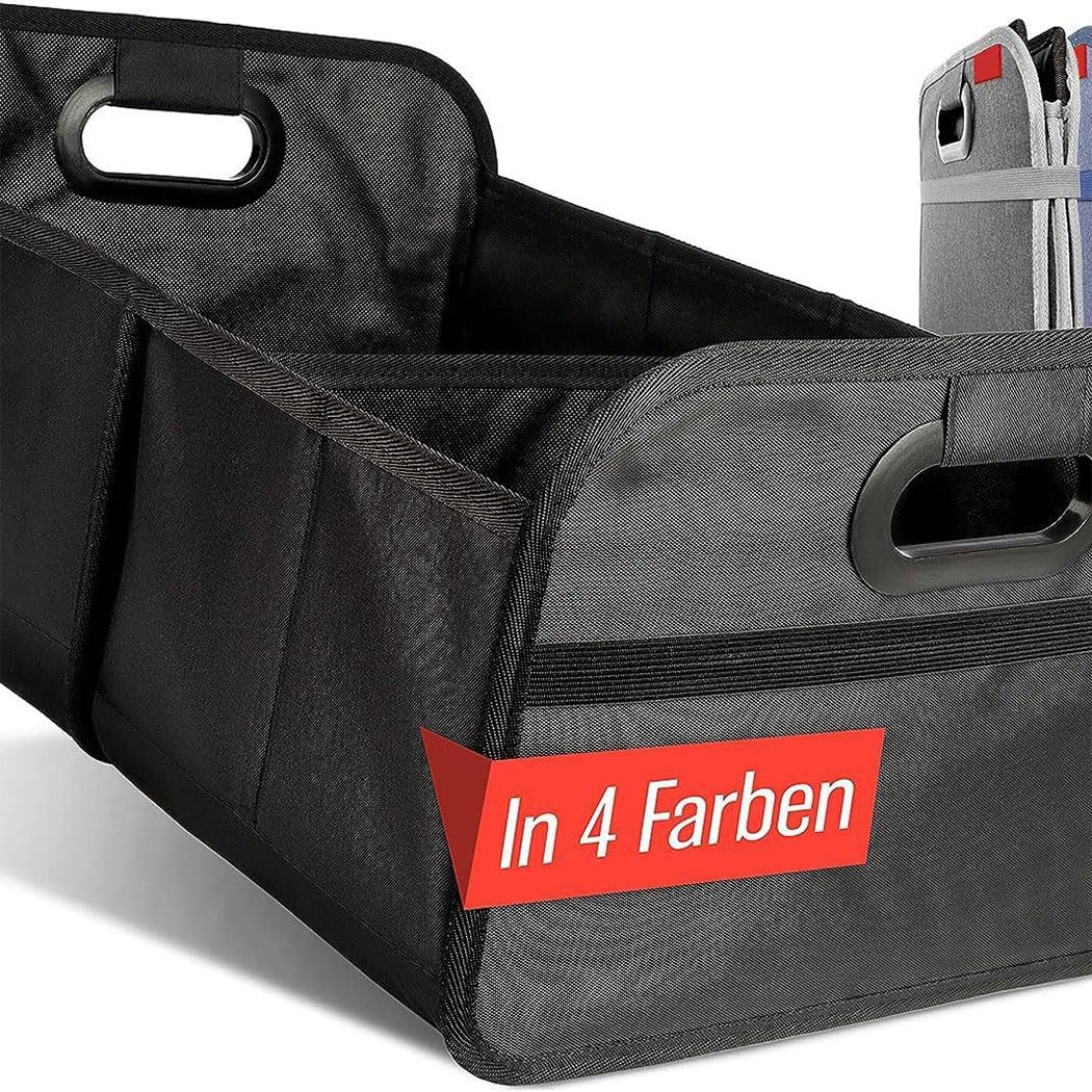 Idopick Car Trunk Organizer, Collapsible Waterproof Premium Oxford Cargo Storage, Multi-Compartment Foldable Trunk Groceries Organizer, Auto Accessories Universal for Suv,Truck,Sedan Jeep image number 2