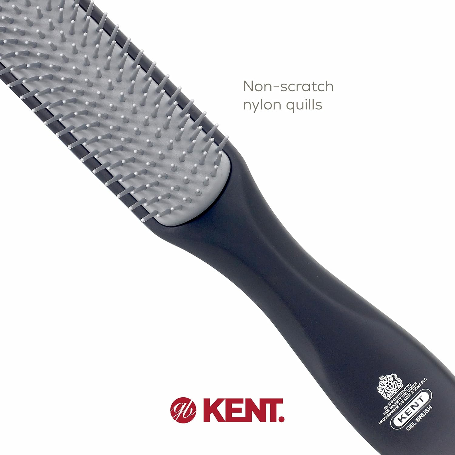 Kent KFM3 Narrow Hair Brush, Grey image number 4