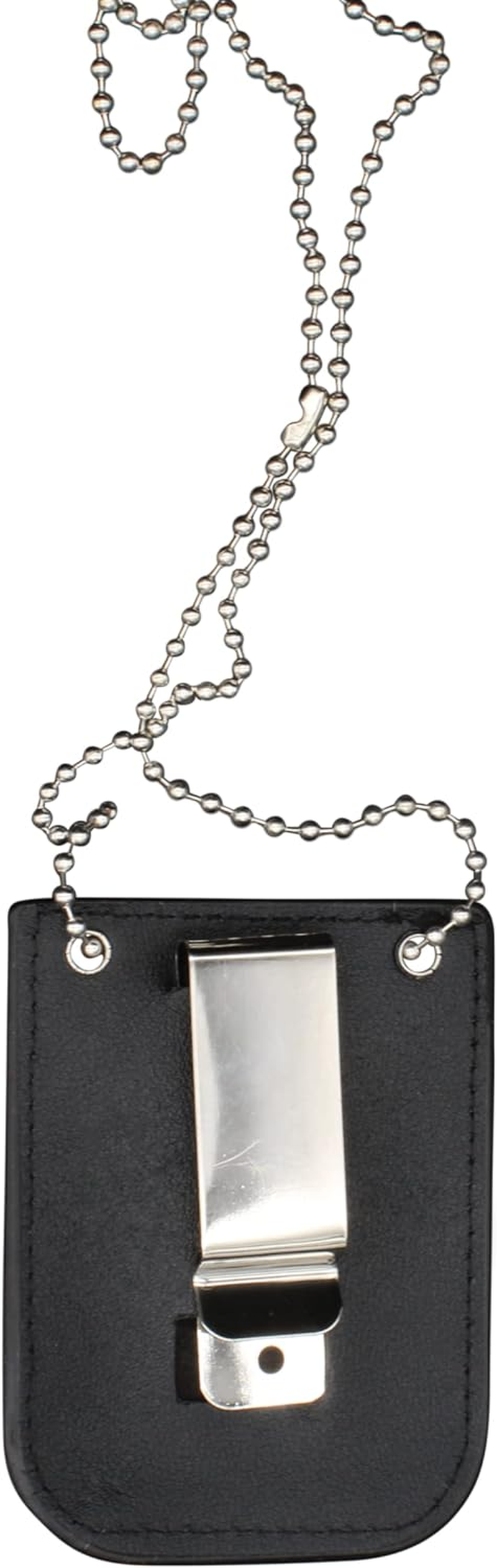 Cherry-On-Top Police Badge Fancy Dress Pretend Play Policeman Police Woman Lanyard on Chain for Halloween SWAT FBI Dress Up, Black, (72CHA)