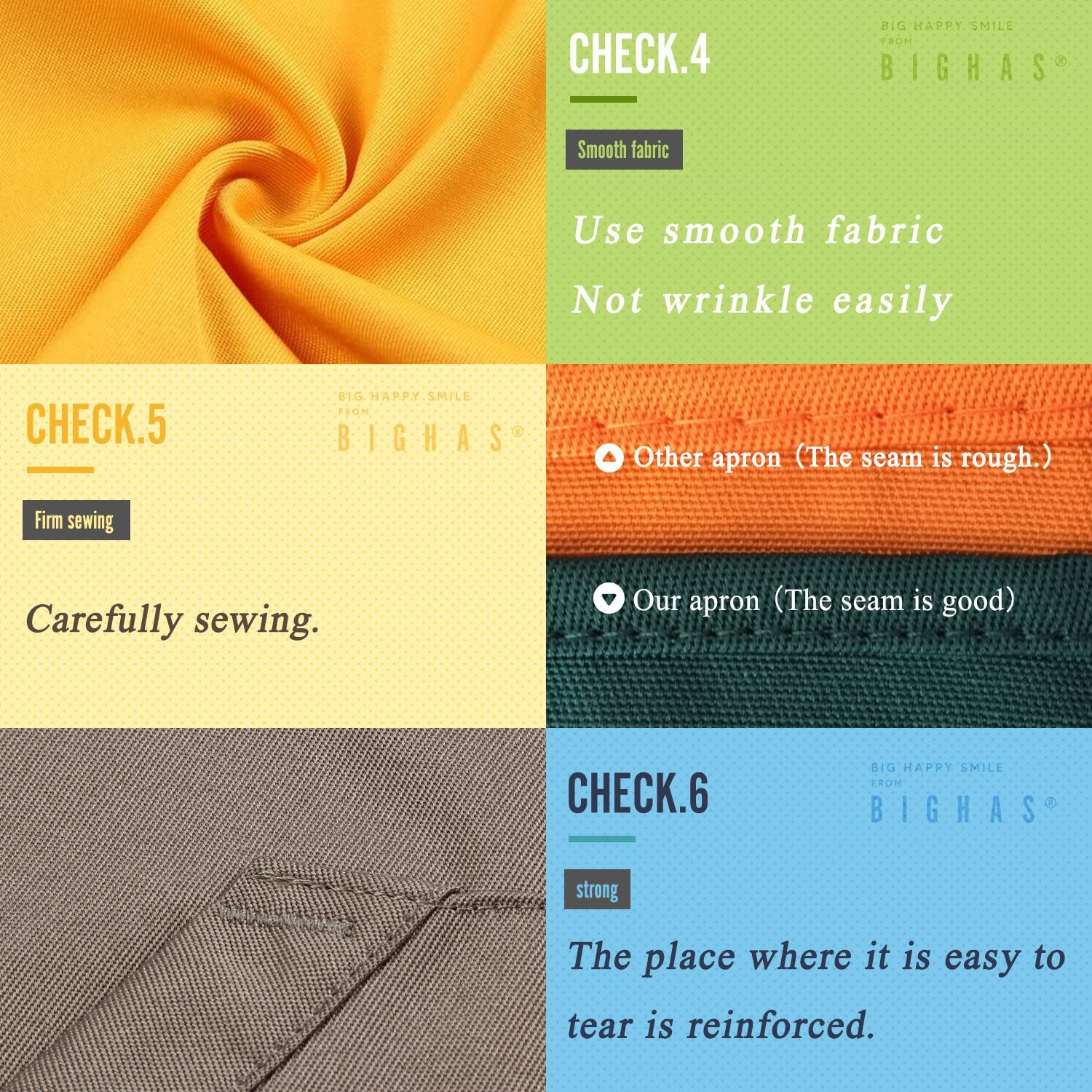 BIGHAS Adjustable Bib Apron with Pocket Extra Long Ties for Women Men, 18 Colors, Chef, Kitchen, Home, Restaurant, Cafe, Cooking, Baking (Bronze Green) image number 1