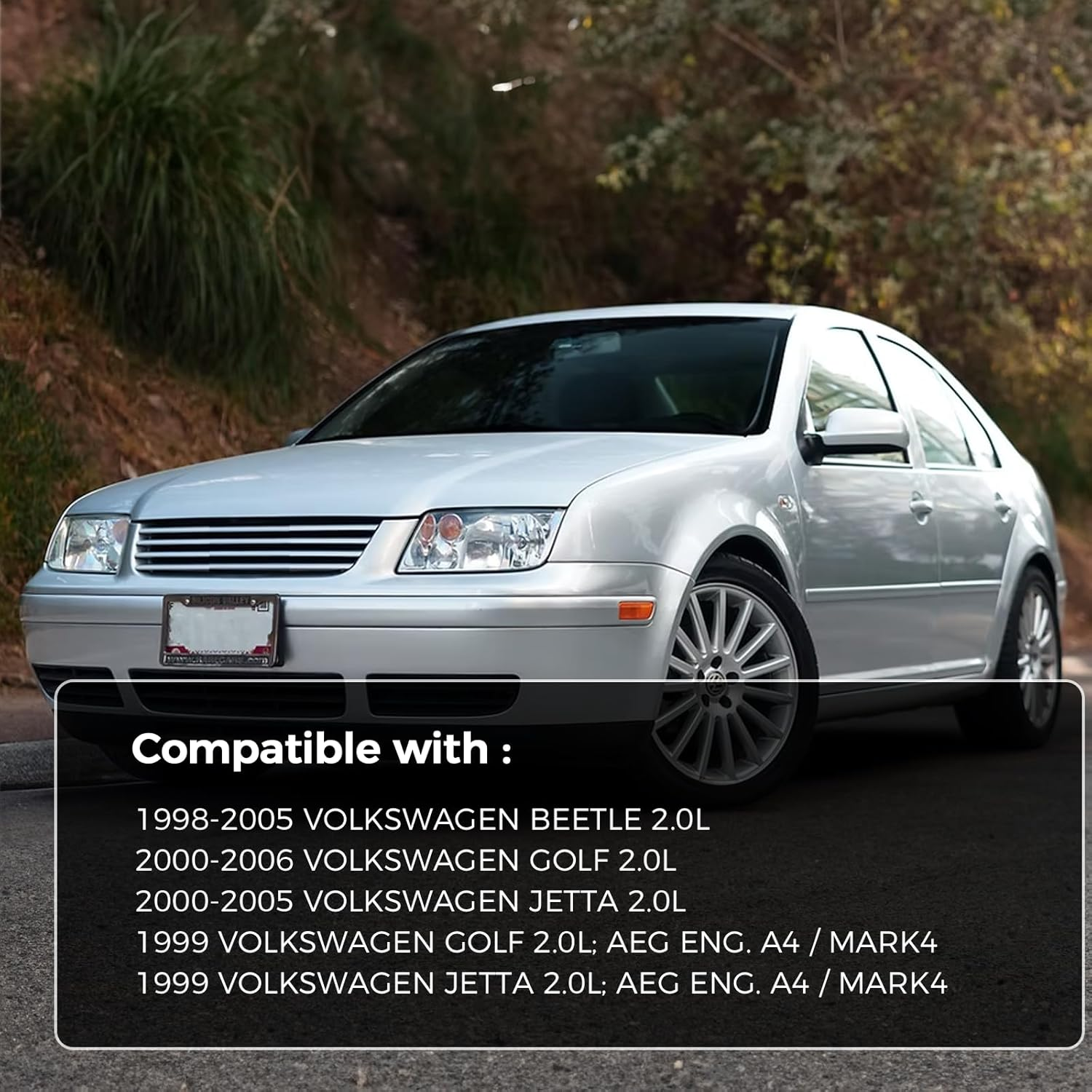 Engine Oil Dipstick Tube Compatible with VW 06A103663C Beetle Golf Jetta 2.0L image number 2