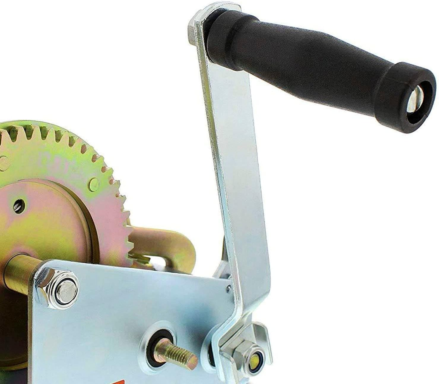 Hand Winch 1500Lbs/680Kg 2-Gears 8M Synthetic Cable Boat Trailer 4WD Winch image number 5