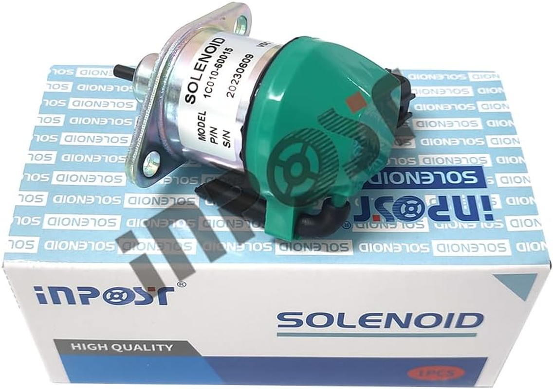 12V Fuel Shut off Stop Solenoid for Kubota Engine V3300/V3600+/V2203/V1505 1C010-60015 1C010-60017 1C010-60014 1C010-60016 image number 4