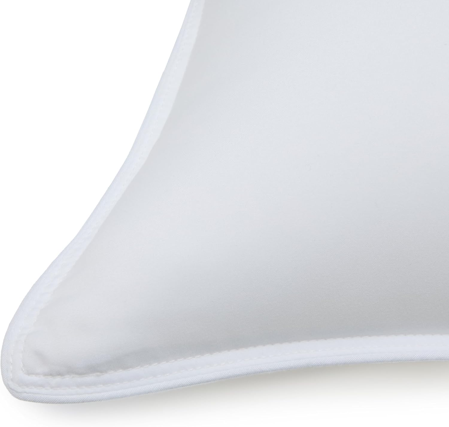 Amazon Basics down Alternative Bed Pillows, Medium Density for Back and Side Sleepers - King, 2-Pack image number 1