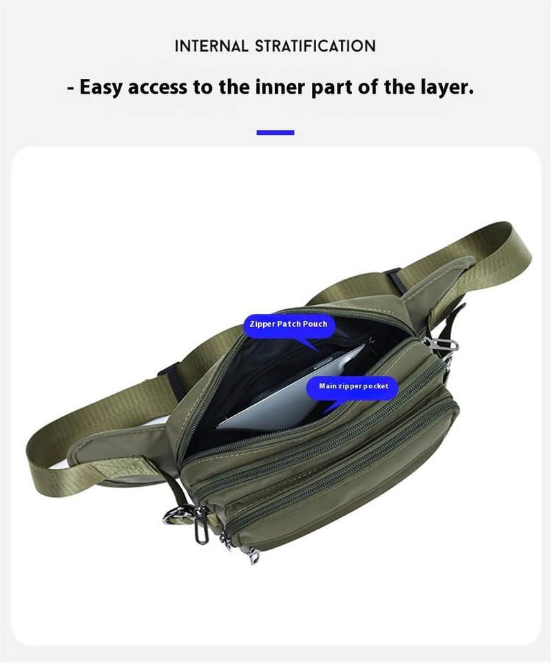 Fanny Pack for Women Men, Large Capacity Waist Wallet Bag, Adjustable & Waterproof Bum Belt Pouch for Travel, Running, Shopping, Hiking, Dog Walking, Cycling, Climbing, Black image number 1