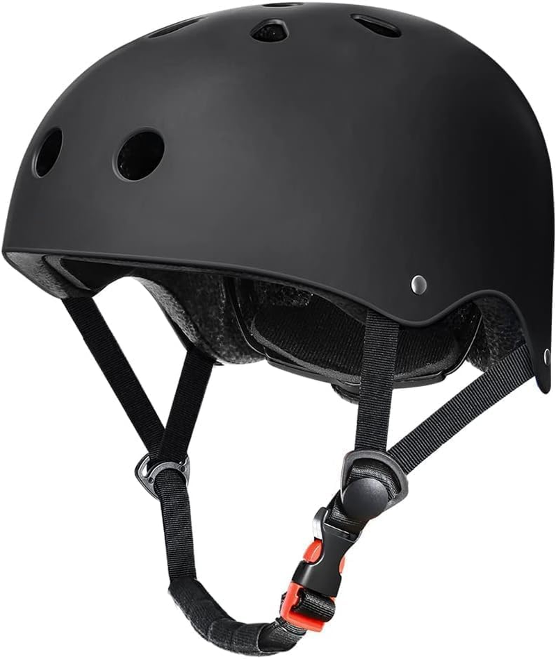 KIRLI Skateboard Helmet - Lightweight, Adjustable & Ventilated Helmet for Scooter, Roller Skate, Inline Skate