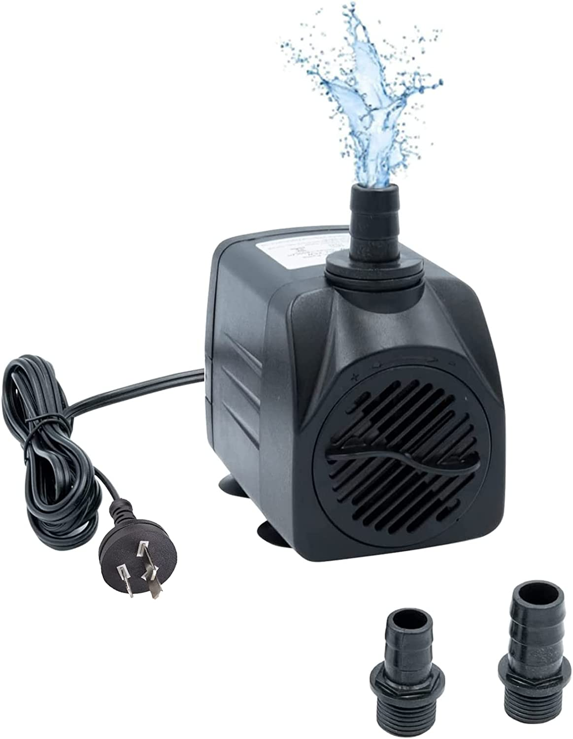 Submersible Pump, 45W Ultra Quiet Water Pump Small Submersible Pump for Fish Tank, 2500L/H Pond,Aquarium, Fountain, Statuary, Hydroponics image number 3