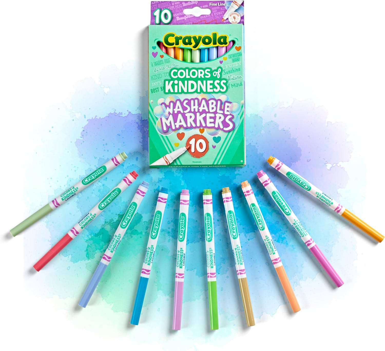10Ct COK Fineline Wash Markers