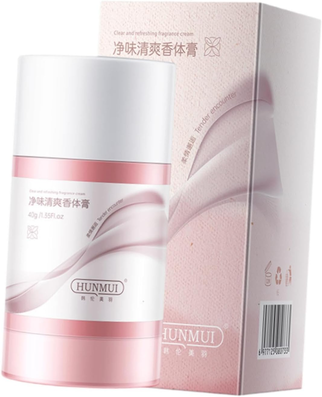 Motivetech Solid Perfume Bar Solid Fragrance Deodorant for Men Women Odor Protection Not Sticky Easy to Absorb Perfume Balm Compact, Pink