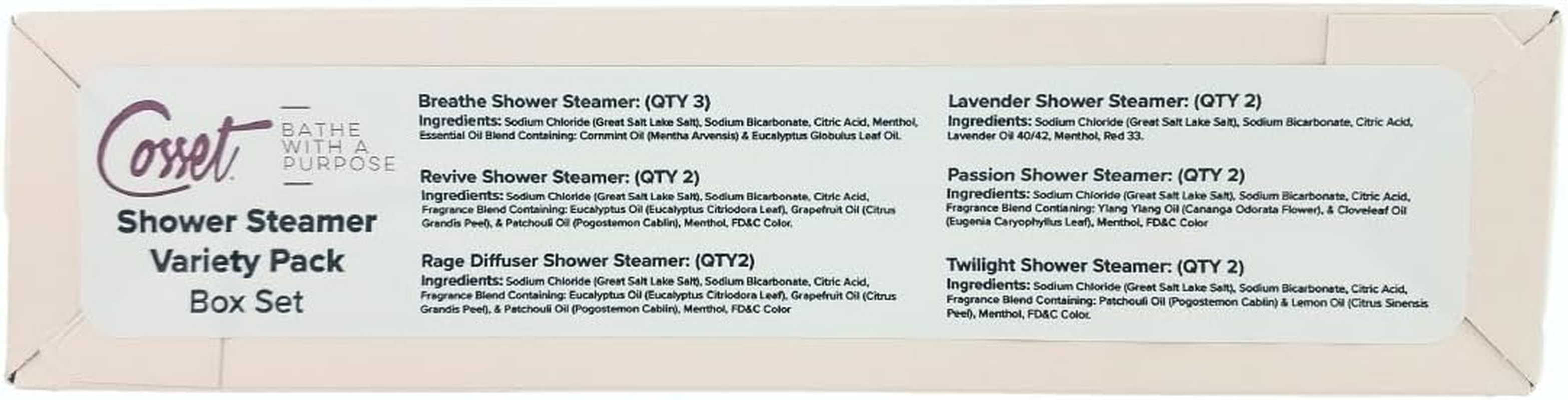 Cosset Bath Bomb - Shower Steamer Variety Pack Gift Box Bubble Bath Bombs for Women - Ideal for Relaxation and Self-Care - 13 Pcs image number 3