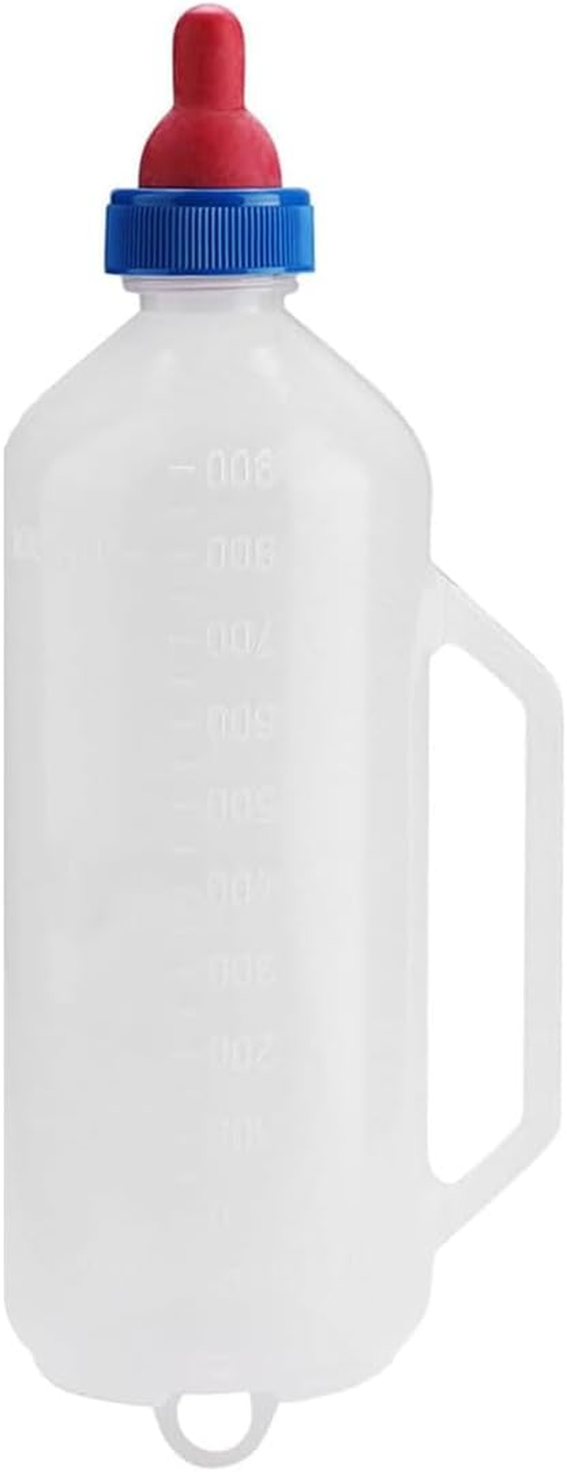 AIMALL 1000ML LDPE Sheep Milk Bottle with Handle, Detachable Nipple, Calf and Lamb Feeding Bottle for Easy Milk Feeding, 1.5L, Bionic Design Rubber Nipple for Lambs image number 1