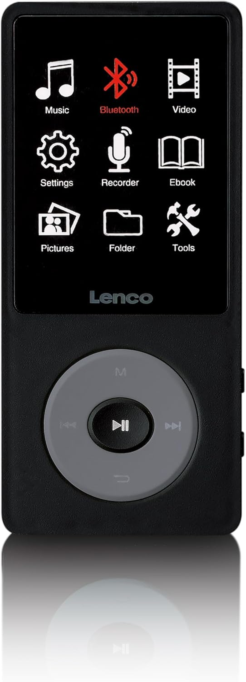 Lenco Xemio-860Bk - MP3/MP4 Player with Bluetooth and 8 GB Internal Memory - Black Portable CD Player image number 6