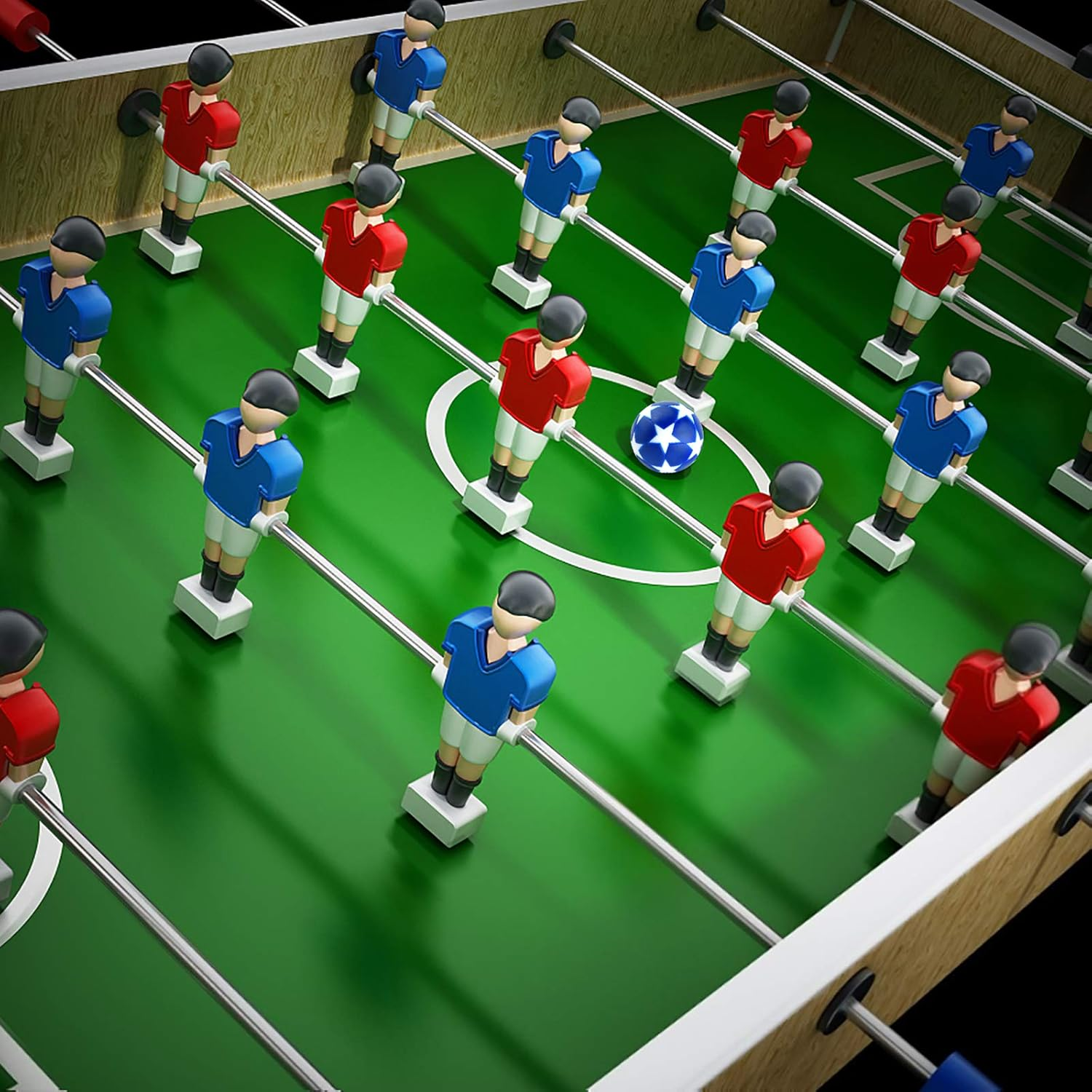 Coopay 18 Pieces 32Mm Foosball Balls Table Football Soccer Replacement Balls Multicolor Official Tabletop Game Balls with a Black Drawstring Bag