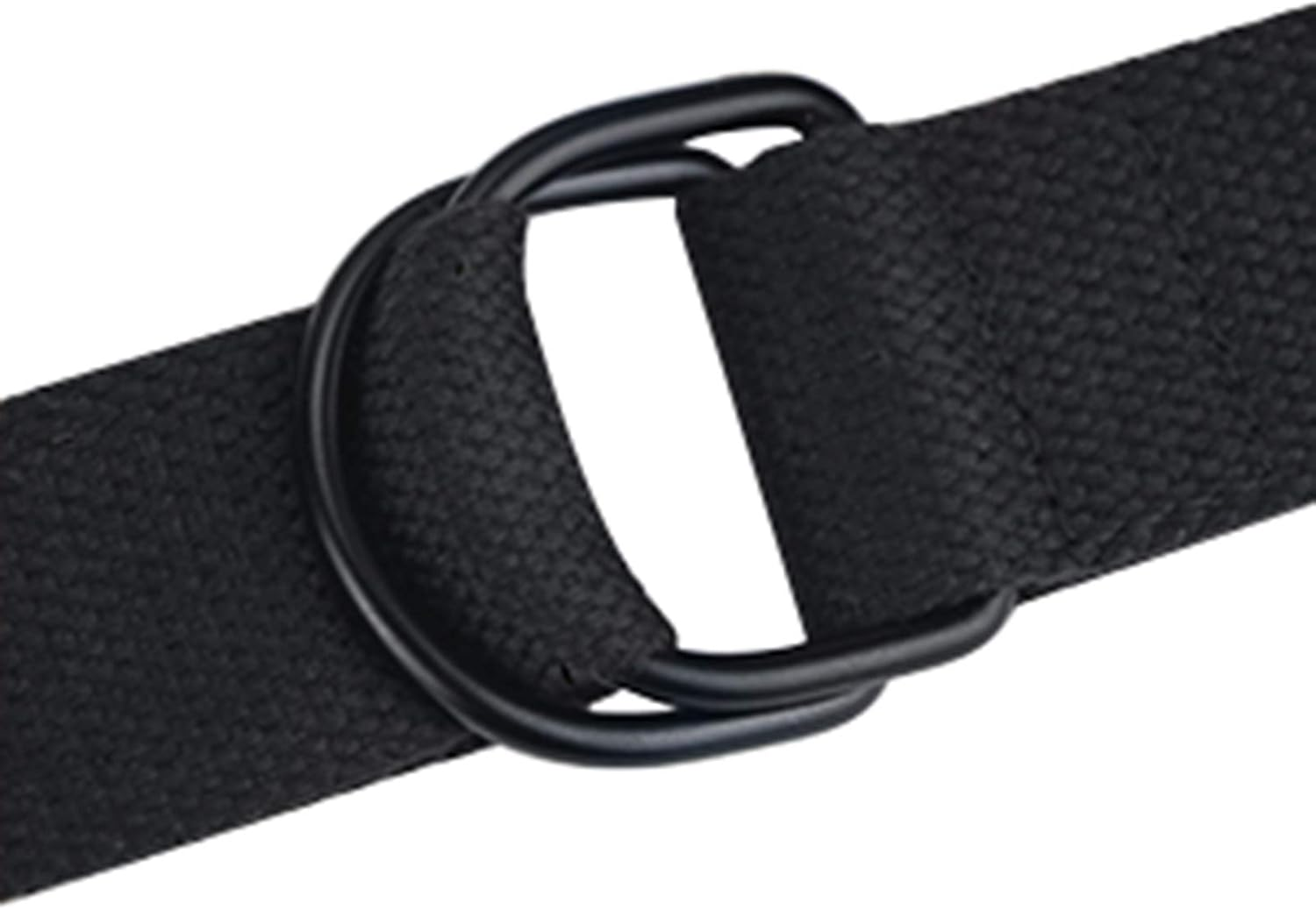 ALPHYLY Canvas Belts for Mens Web Military Belt，Unisex Double D-Ring Belt