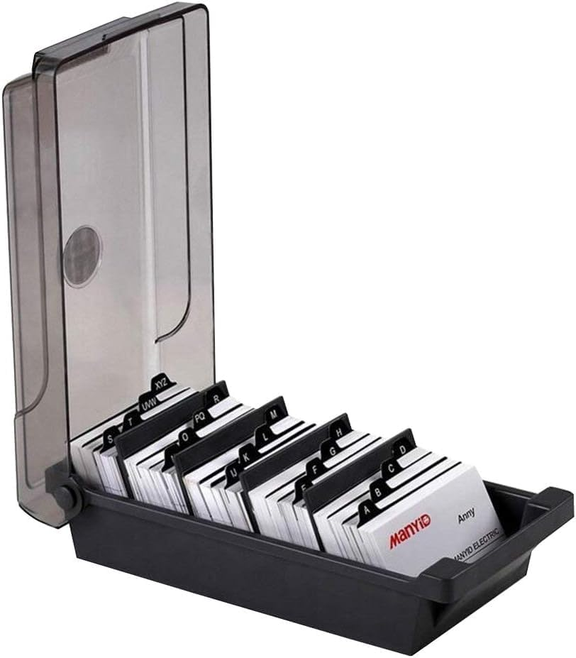 Mylifeunit Business Card Holder, Name Card Organizer with Dividers and Index Tabs (500 Cards) image number 1