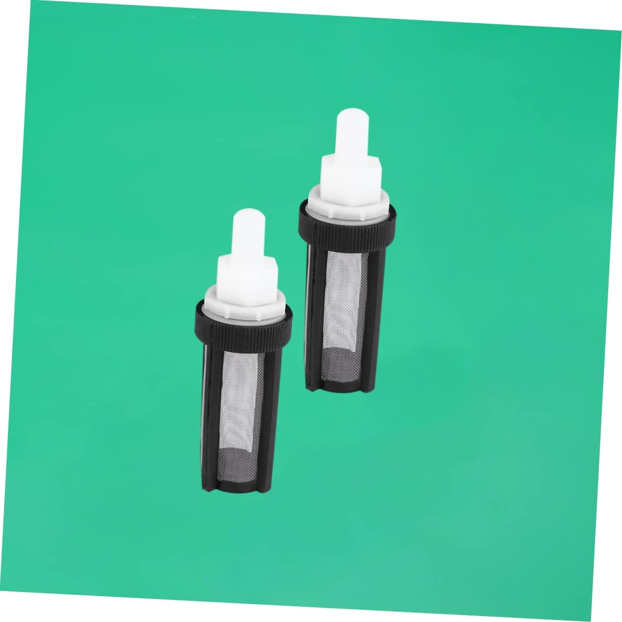 TEHAUX 15Pcs Stainless Steel Micro Pump Filter Net Water Pump Strainer Silicone Tube for Pool Filter image number 3