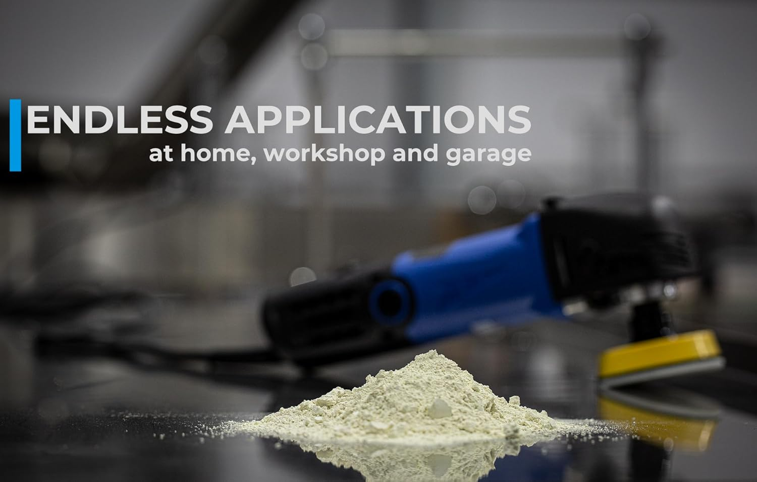 Glass Polish PRO (1Kg) Cerium Oxide, Fine-Grade Glass Polishing Powder, Refined Formula, TREO 95%, 2.5 Microns, White &ndash; GP90005 image number 2