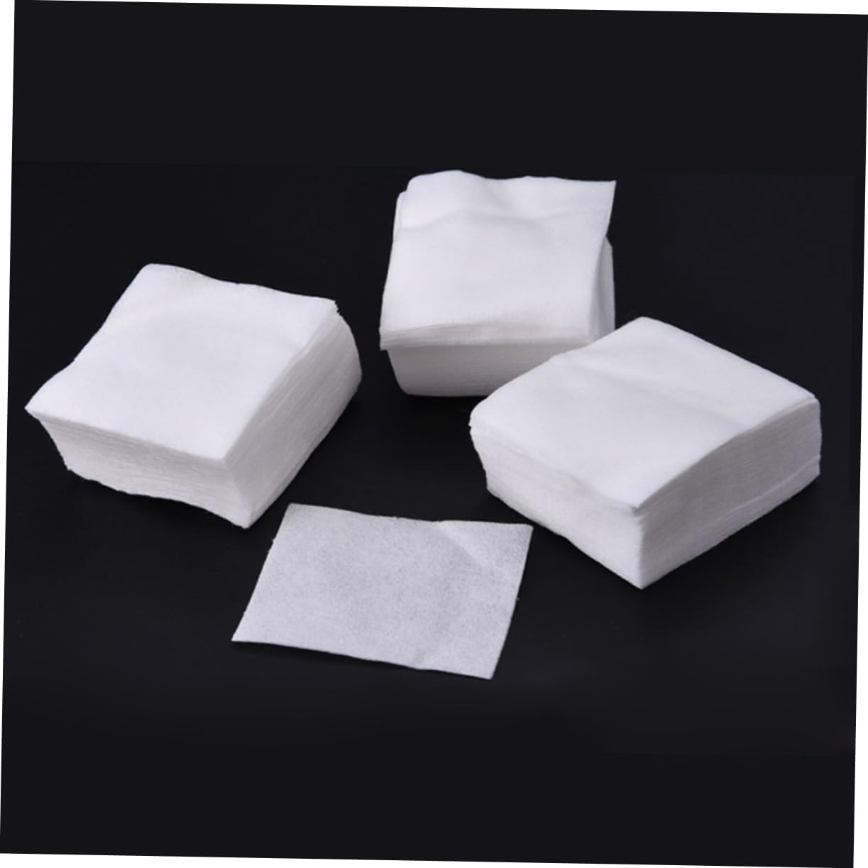 FRCOLOR Verified Australian Cotton Makeup Removal Pads 400Pcs Gentle Soft Absorbent Ideal for Face Nail Art image number 4