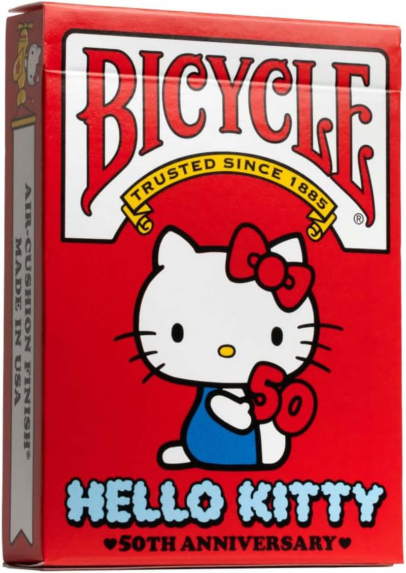 Bicycle Hello Kitty Playing Cards, Limited Edition Hello Kitty 50Th Anniversary, 1 Deck image number 3