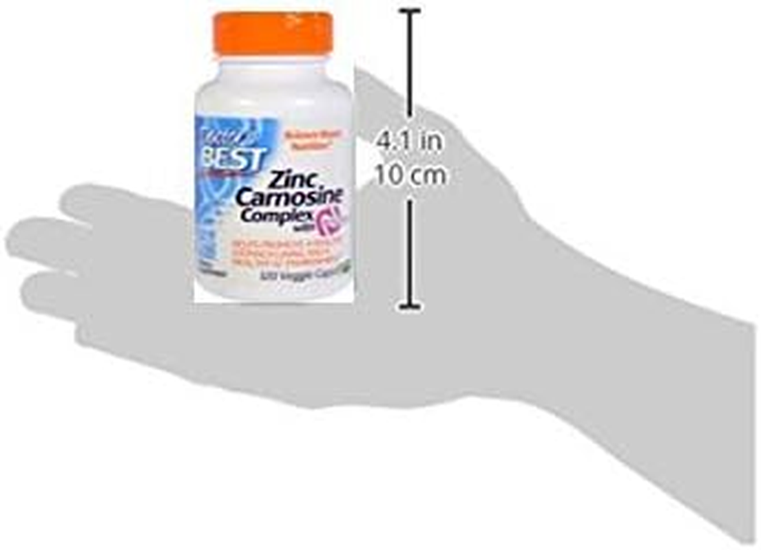 Doctor'S Best Zinc Carnosine Complex with Pepzin Gi Veggie Caps, 120 Count image number 1