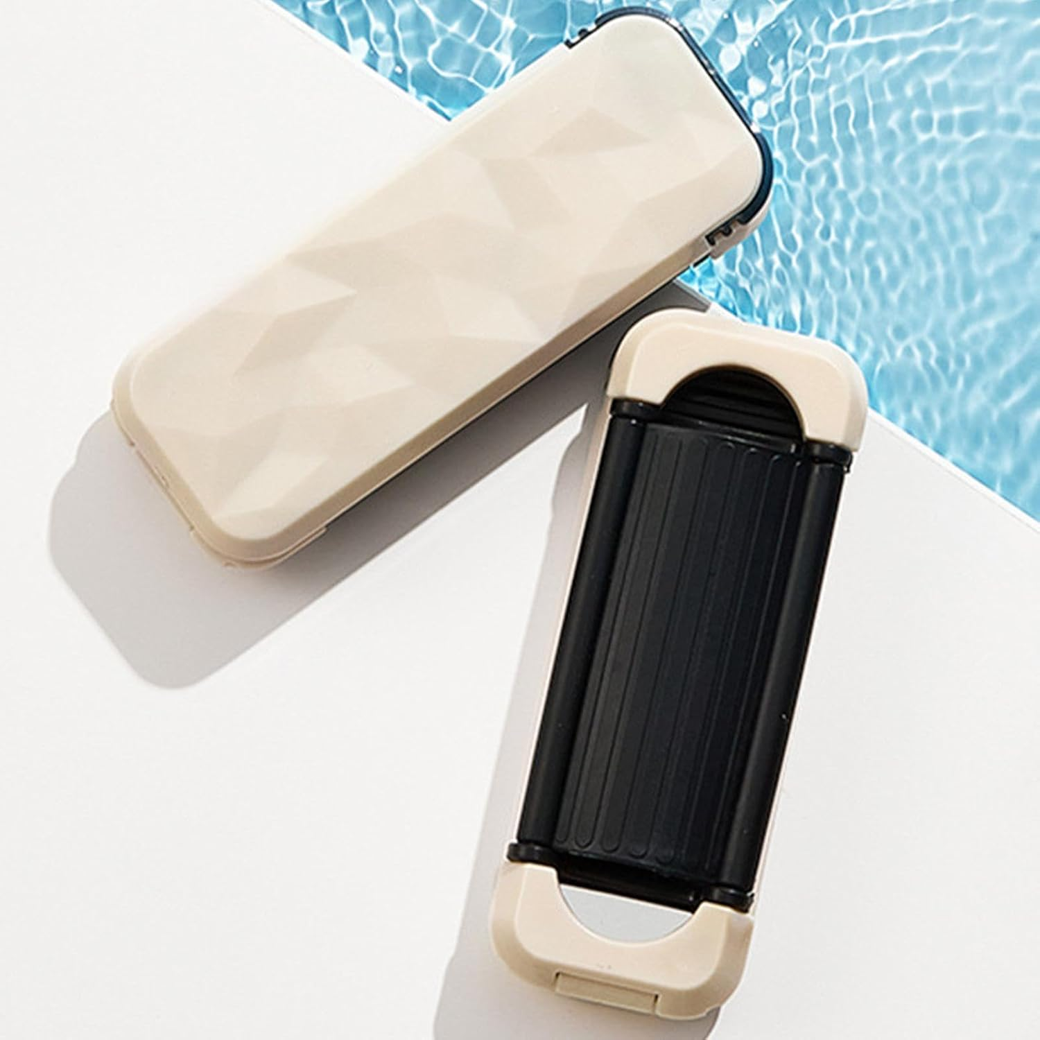 Foldable Hair Brush with Mirrors, Portable Air Cushion Comb, Travel Hair Styling Tool, High Top Artifact Hair Comb, Scalp Massage Brush for Curly Hair, Ladies&rsquo; Foldable Hair Brush, Air Cushion Comb image number 3