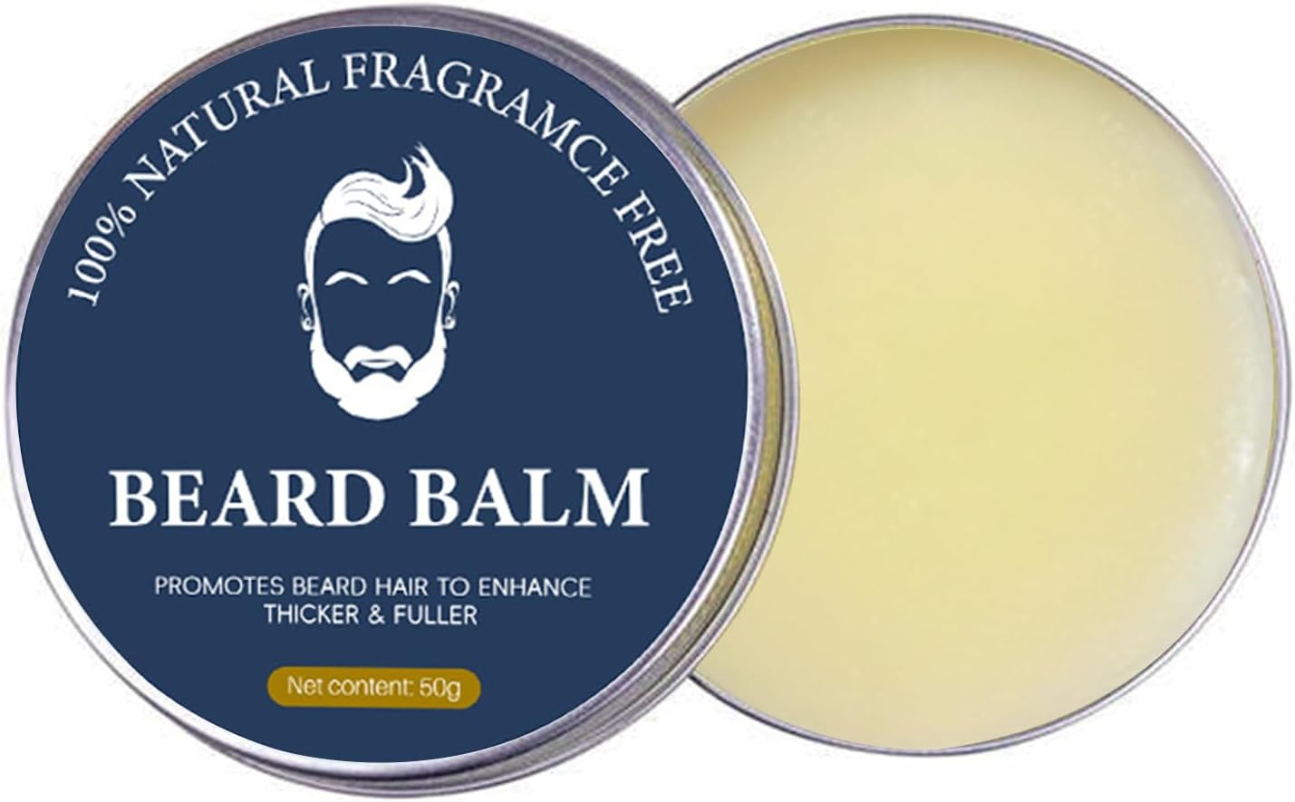 Beard Conditioner and Styler Beard Balm Nourishes, Shapes and Moisturizes for Beard Care (50 G, Style 02)