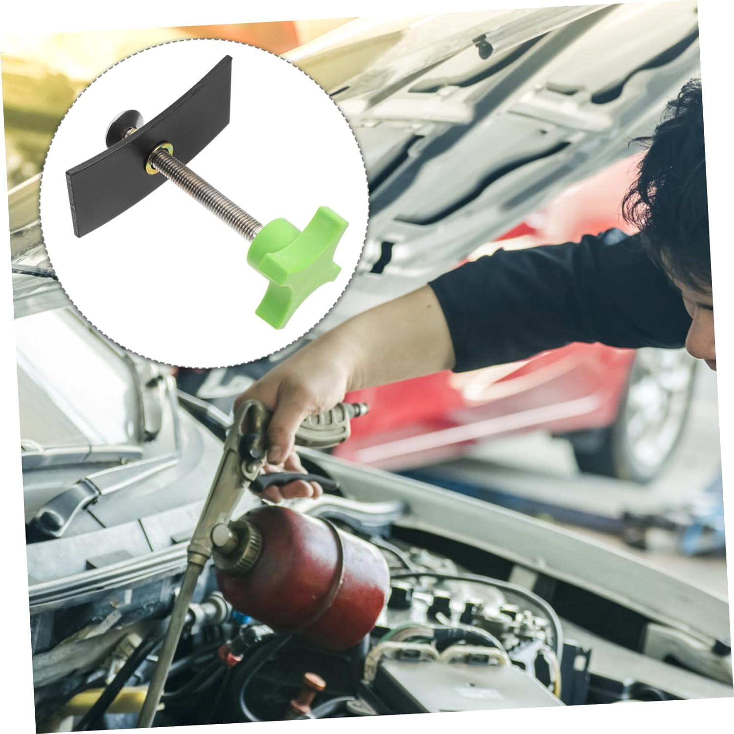 OSOLADY Professional Brake Pad Piston Tool Compact Brake Compression Spreader Essential Automotive Repair Tool image number 2