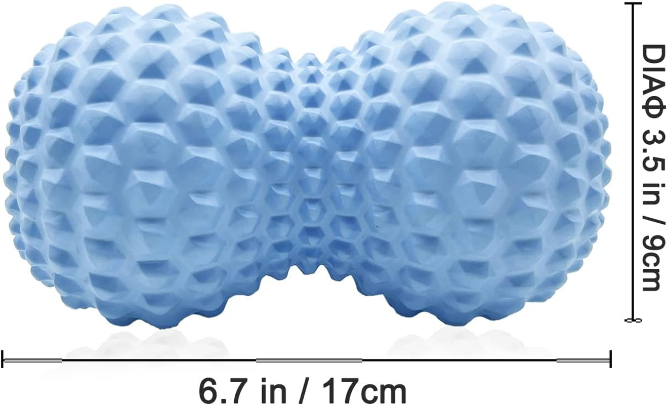 Peanut Massage Ball, Double Lacrosse Massage Roller Ball for Deep Tissue Muscle Massage, Physical Therapy, Myofascial Release, Trigger Points, Muscle Knots, and Yoga Therapy image number 4