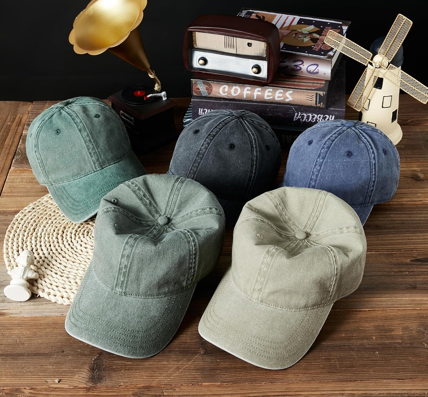 YAMEE Baseball Cap Denim Unisex Baseball Cap Men'S Denim Classic Summer Hats Women Breathable Baseball Cap Men Soft Sun Protection Sports Hat Men for Outdoor Use image number 4