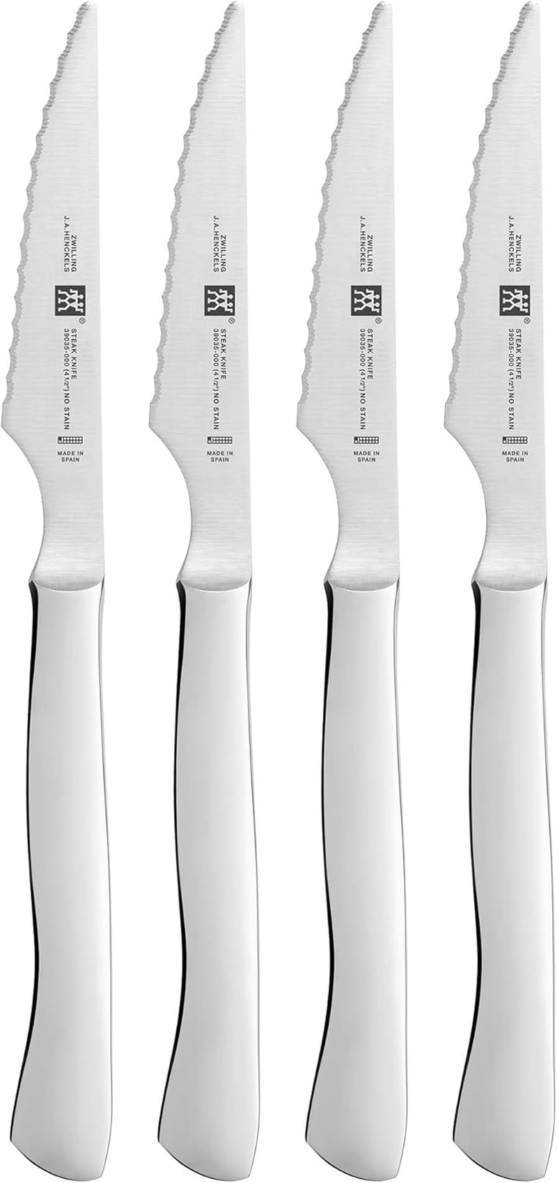 Zwilling J.A. Henckels 39113-000 ZWILLING Knives Steak Knife Set, Stainless-Steel image number 5