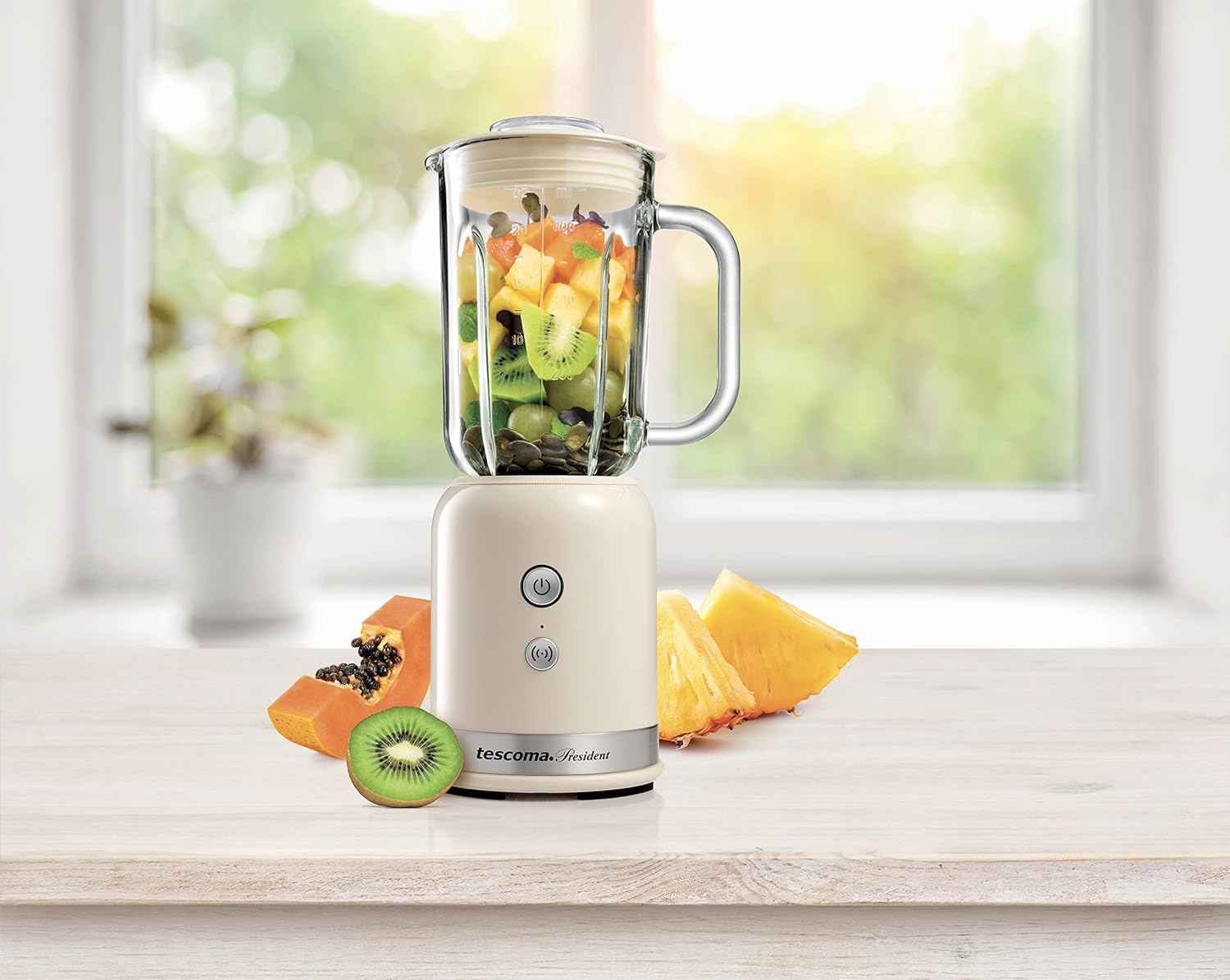 Tescoma PRESIDENT Smoothie Blender, 0.6 L, Cream image number 2