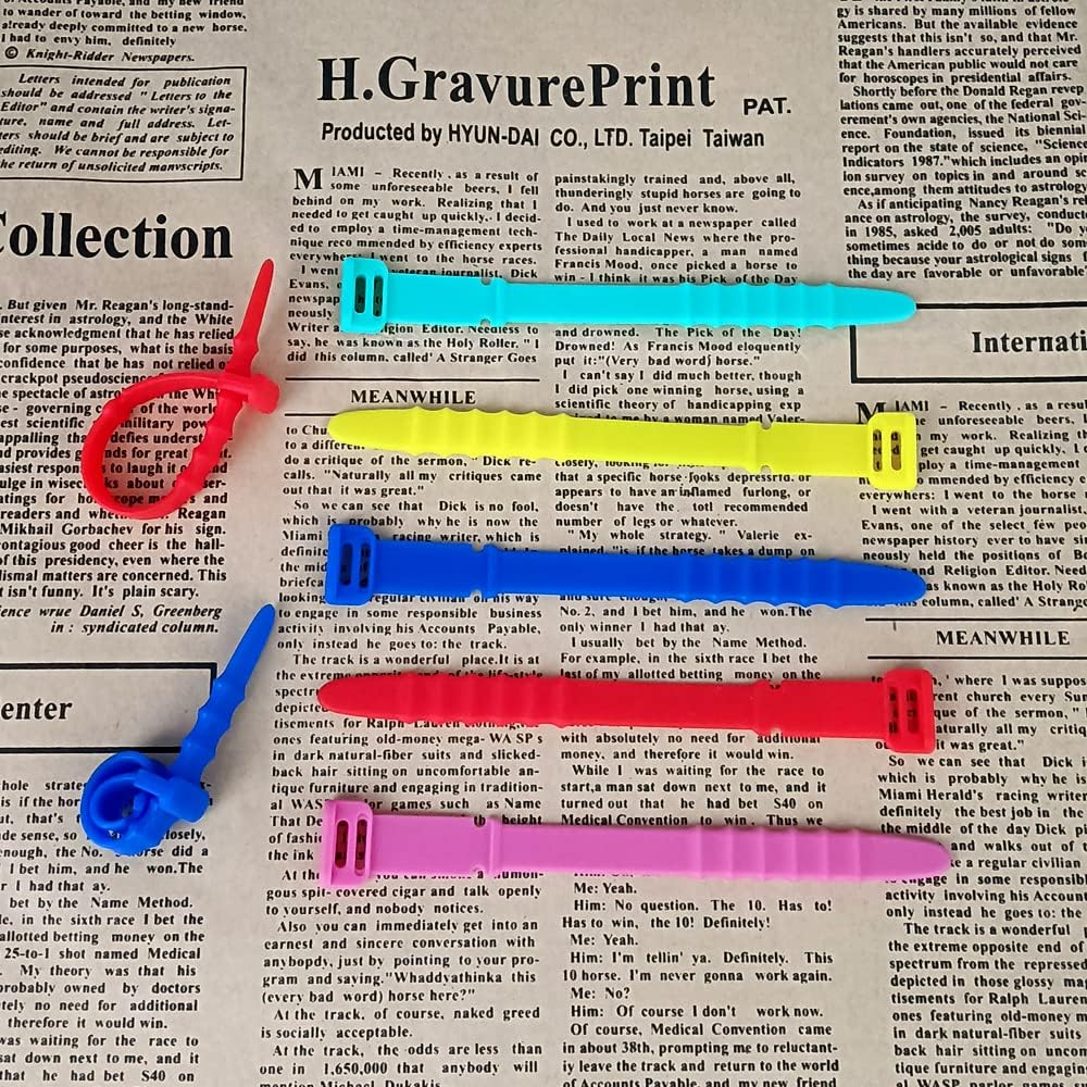 40 Pcs Silicone Cord Ties Straps,Cord Organizers Zip Tie Multicolor Reusable Wire Ties Elastic Cable Organizer for Wire Management Home Office Cords Phone Computer Charging Cable image number 2