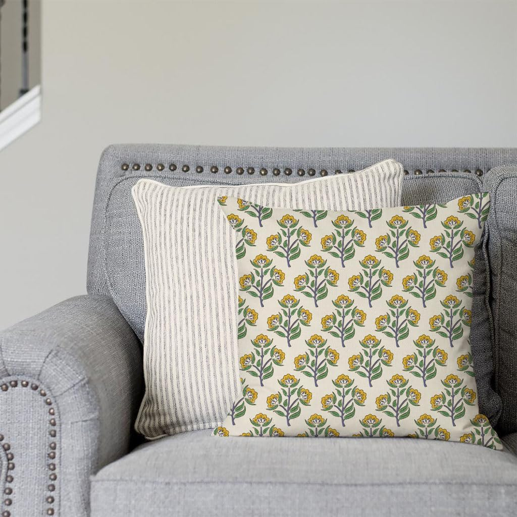 PANDICORN Chinoiserie Pillow Covers 18X18 Set of 2, Chinoiserie Decorative Throw Pillows Cases, Chinoiserie Decorations for Home Couch Sofa PP-288-18