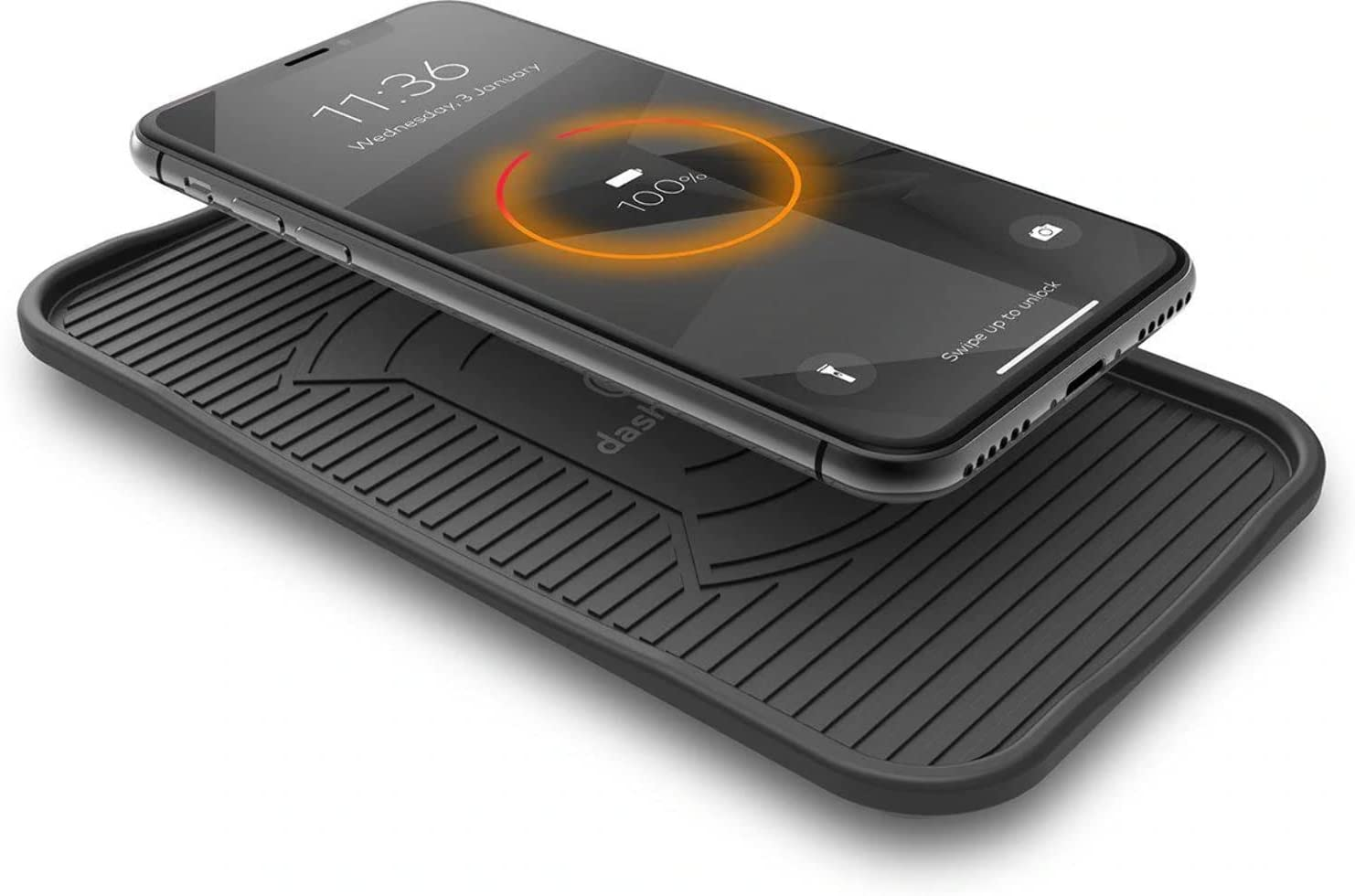 Dashmate DSH-Q50 QI Wireless Silicone Charging Mat image number 2
