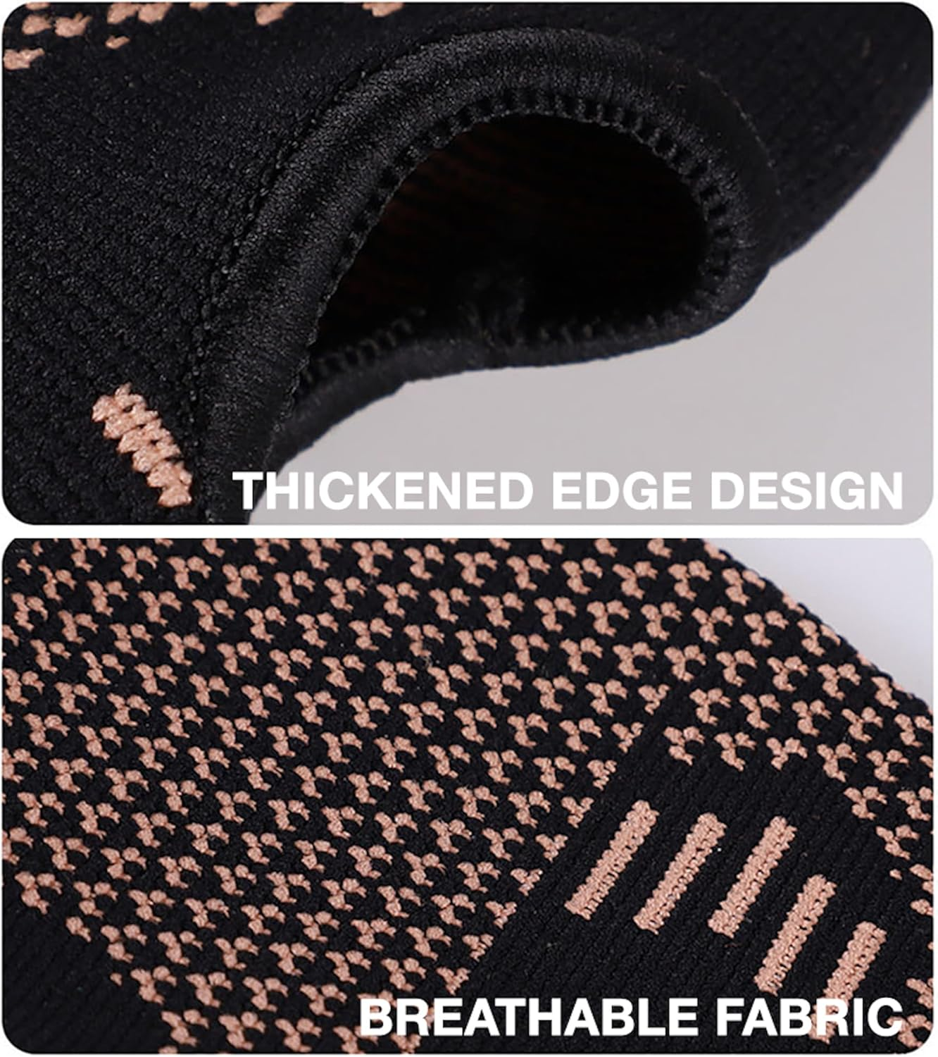 1 Pair Copper Compression Arthritis Gloves Fingerless - Warmth Therapeutic Compression Gloves for Pain Relief, Improve Circulation in Wrist & Hand, Helps with Carpal Tunnel (L Size) image number 6