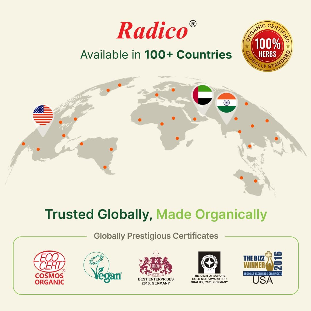 Radico Colour Me Organic Hair Colour Powder, Copper Brown, 100 Grams image number 5