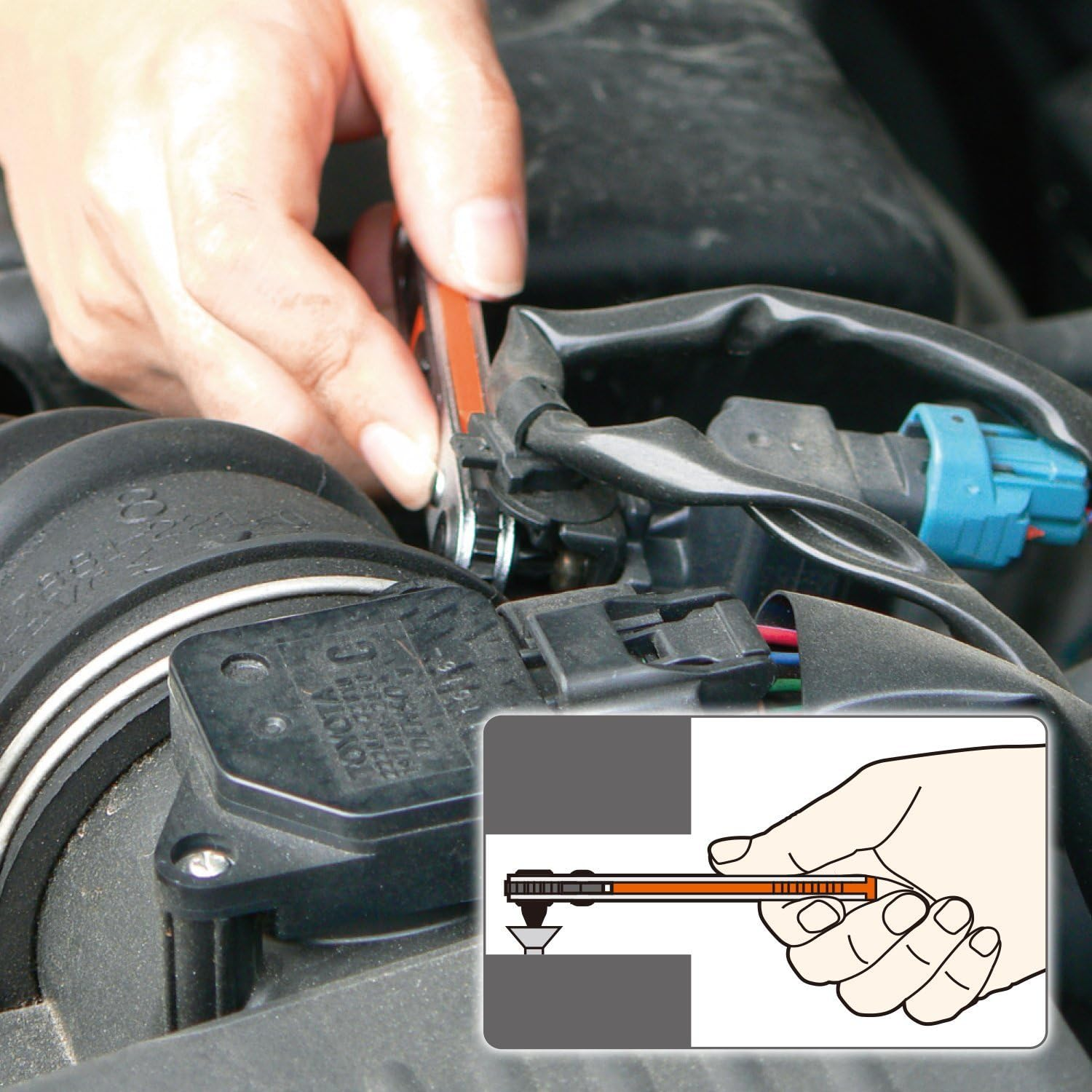 Vessel TD-75 Ultra Thin Plate Ratchet Screwdriver Straight Type image number 1