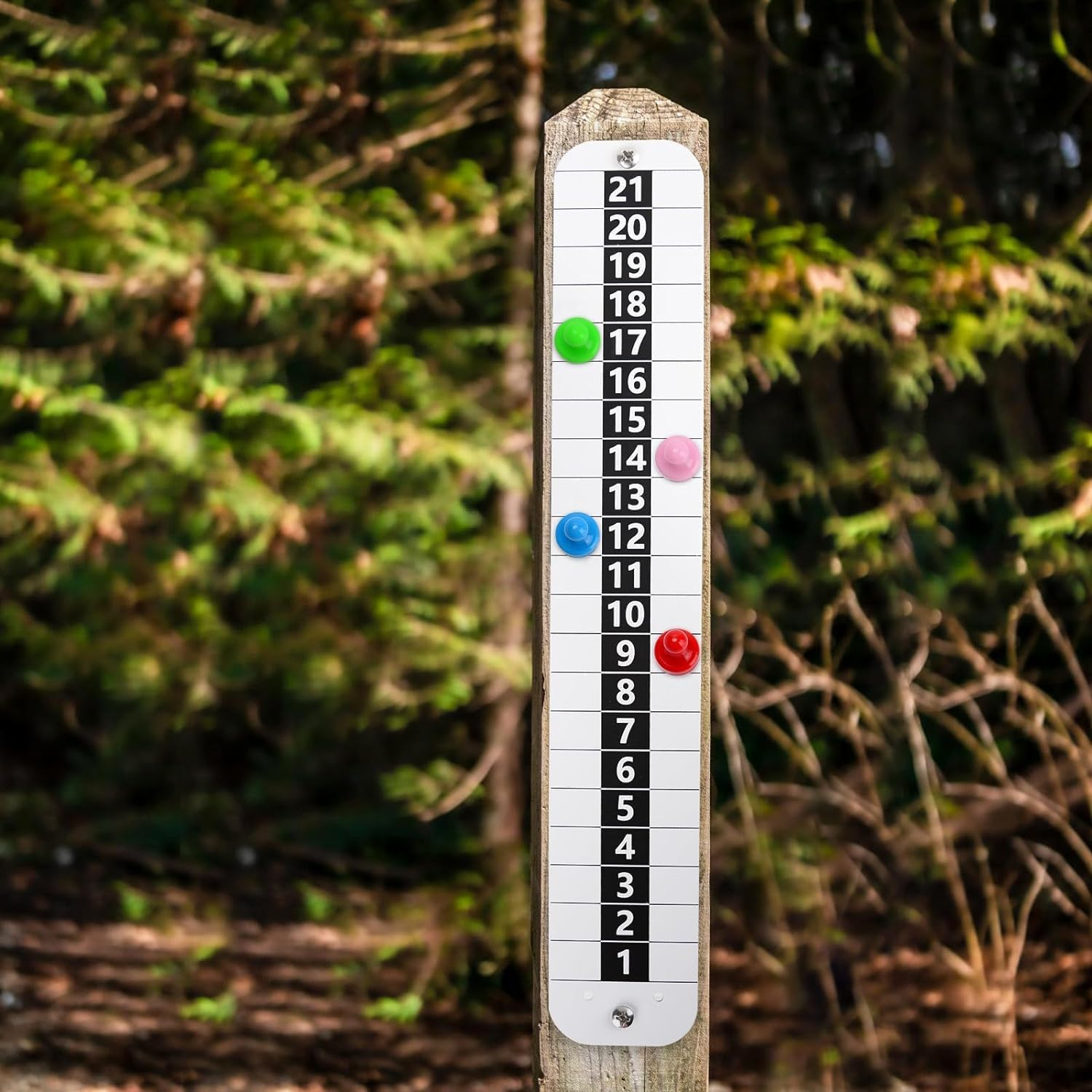 BOOSTEADY Metal Cornhole Scoreboard with Magnetic Corn Hole Score Keeper for Outdoor&Indoor Yard Game image number 4