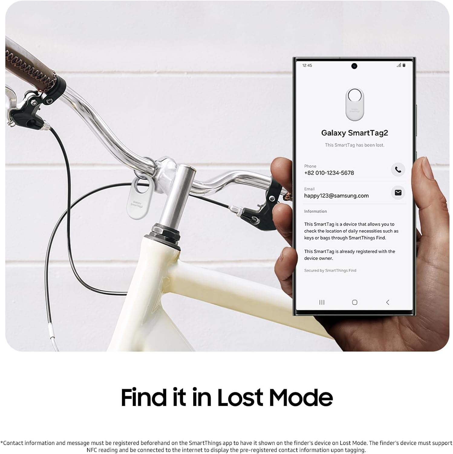 Samsung Galaxy Smarttag2 (4 Pack) Bluetooth Tracker, Compass View, AR Find Lost Mode, 2 X Black, 2 X White