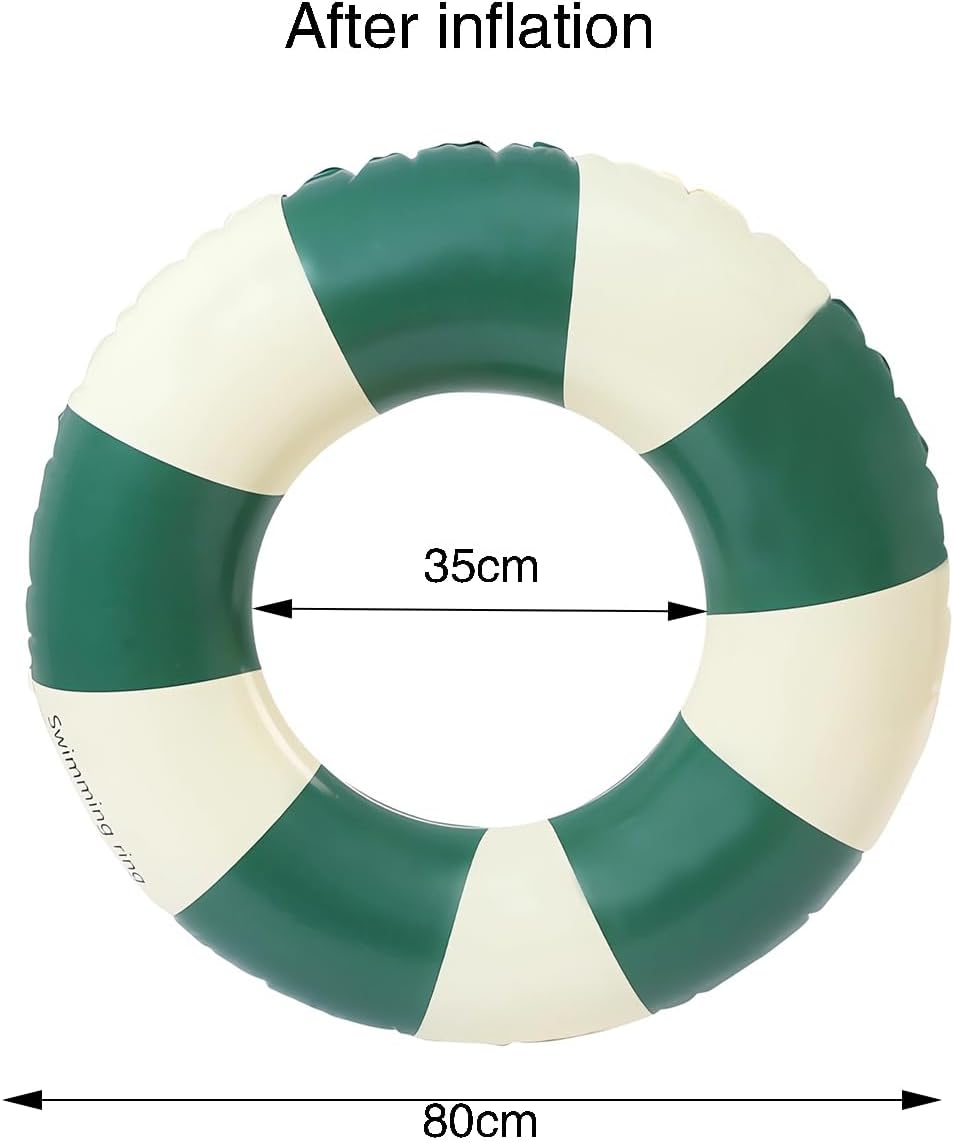 Adult Swimming Ring, Air Mattress, Inflatable Swimming Pool Float, Swimming Ring Tube for Summer Pool Party image number 3